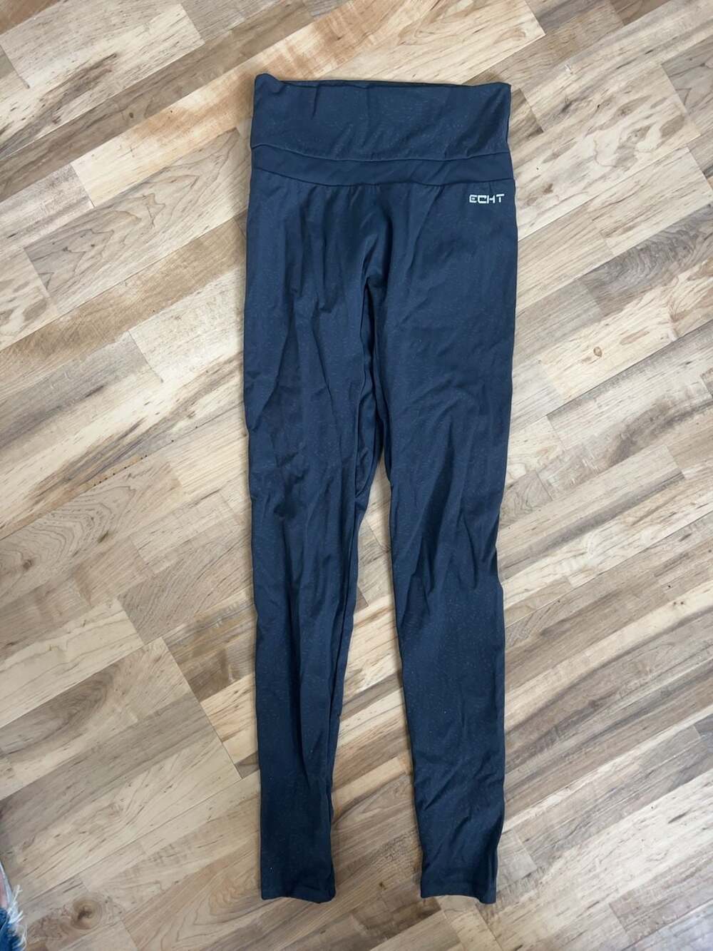 Echt Women's Size S High Waisted Athletic Leggings Black